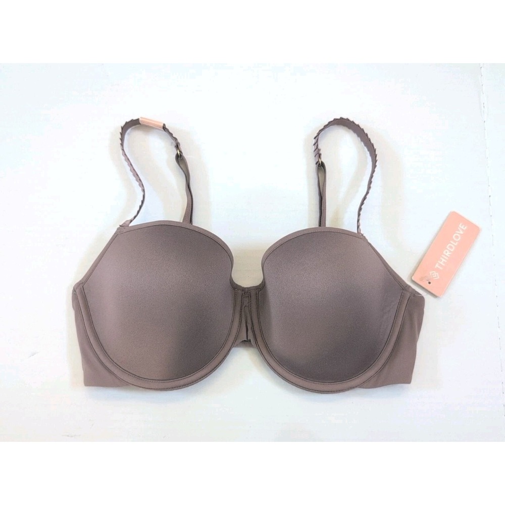 Thirdlove 24/7 Classic T-Shirt Bra 32D 1/2 Purple Underwire - New